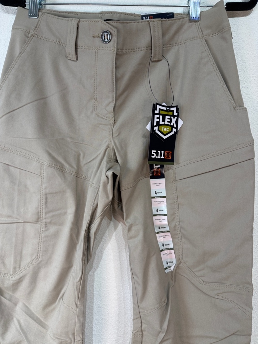 5.11 Tactical Women’s Apex Cargo Pants in Khaki/Tan size 4 NWT - Picture 4 of 10